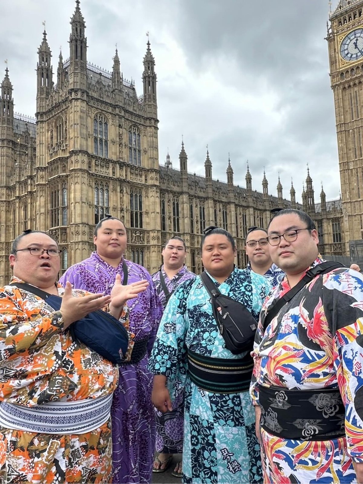 The Sumo Wrestlers' day out in London